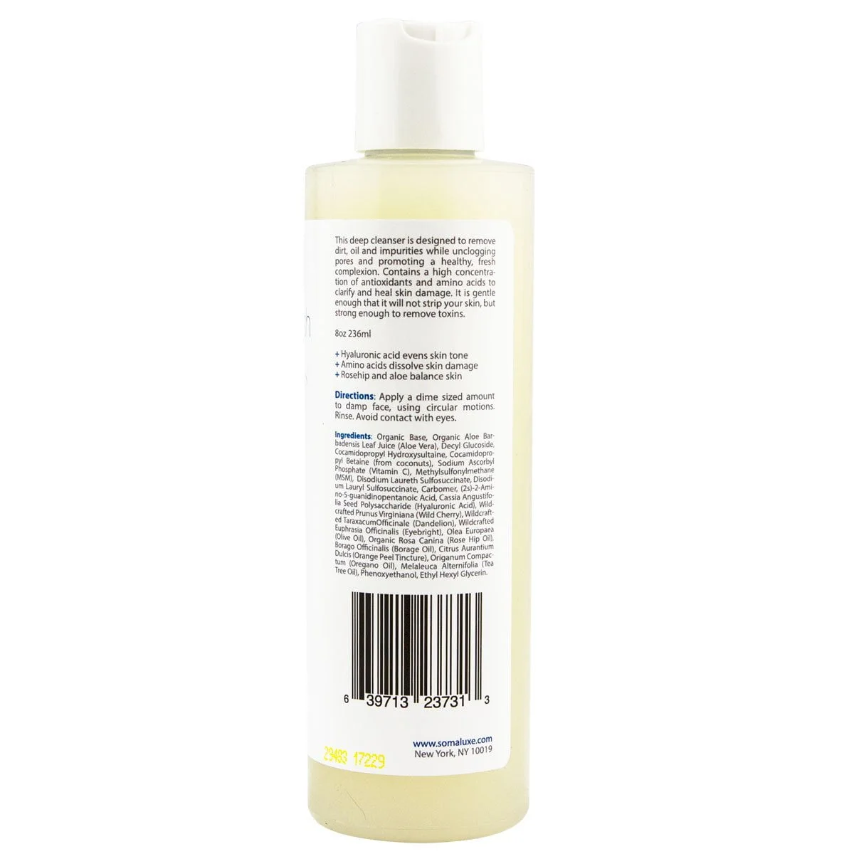 Amino Acid Face Wash | Vitamin C and Hyaluronic Acid 61408TGqaDL. SL1200 Lady Soma Amino Acid Face Wash | Vitamin C and Hyaluronic Acid Anti-Aging, Collagen Facials, For Normal / Dry Skin, For Oily / Combination Skin, For the Face, Hyaluronic Acid, Skincare, Somaluxe Amino Acid Face Wash | Vitamin C  and Hyaluronic Acid - Image 3