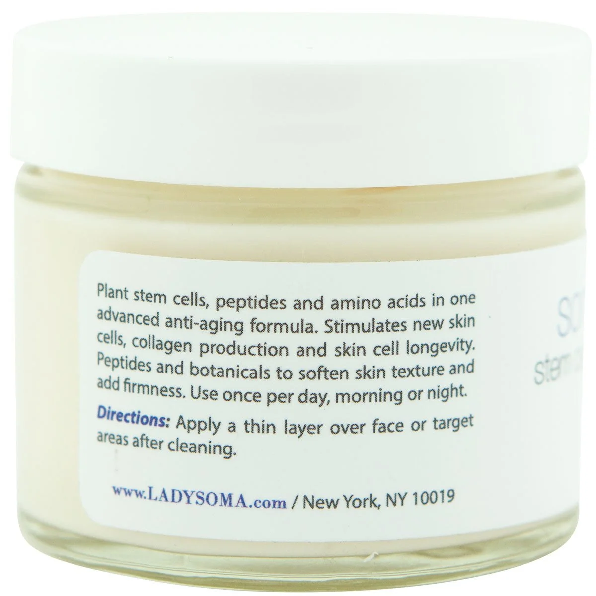 Stem Cell + Collagen Moisturizer | Hyaluronic acid + Coenzyme Q10 somaluxe stem cell moisturizer4 Lady Soma Stem Cell + Collagen Moisturizer | Hyaluronic acid + Coenzyme Q10 For Normal / Dry Skin, For Oily / Combination Skin, For the Face, Skincare, Somaluxe Stem Cell + Collagen Moisturizer | Hyaluronic acid + Coenzyme Q10 - Image 4
