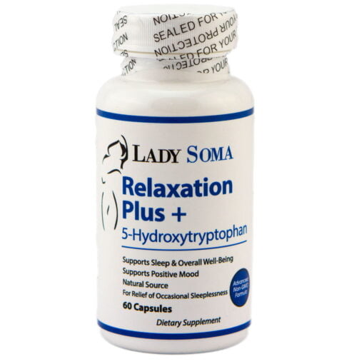 Lady Soma Relaxation Plus + 5-HTP Supplement For Feminine Hygiene, For Well Being, Supplements